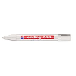 MARCADOR PERMANENTE 2-4MM 750 BLANCO EDDING 750-49