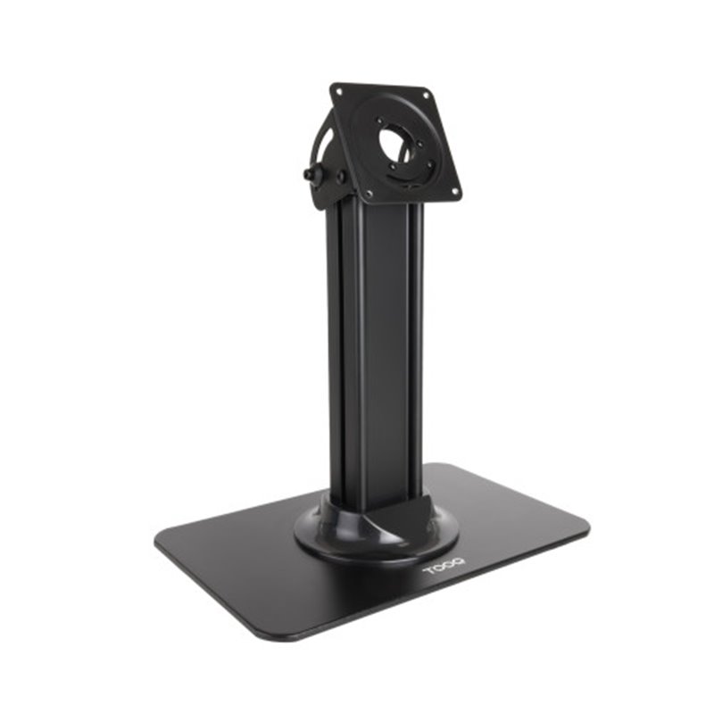 TOOQ SOPORTE MESA MARCO ANTIRROBO TABLET, NEGRO