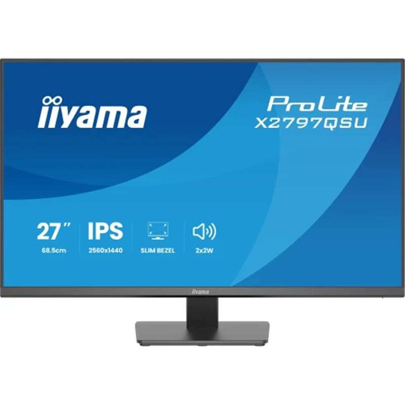 MONITOR IIYAMA PANTALLA PARA PC 68,6 CM (27") 2560 X 1440 PIXELES QUAD HD LED PANEL IPS HDMI DISPLAYPORT USB