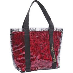 BOLSO ASAS TRANSPARENTE MINNIE - ROJO