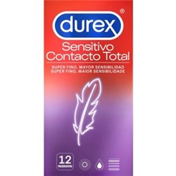 DUREX SENSITIVO CONTACTO TOTAL 12 UDS