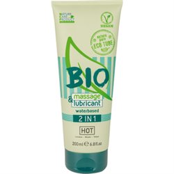 HOT BIO MASSAGE & LUBRICANT 2IN1 200 ML