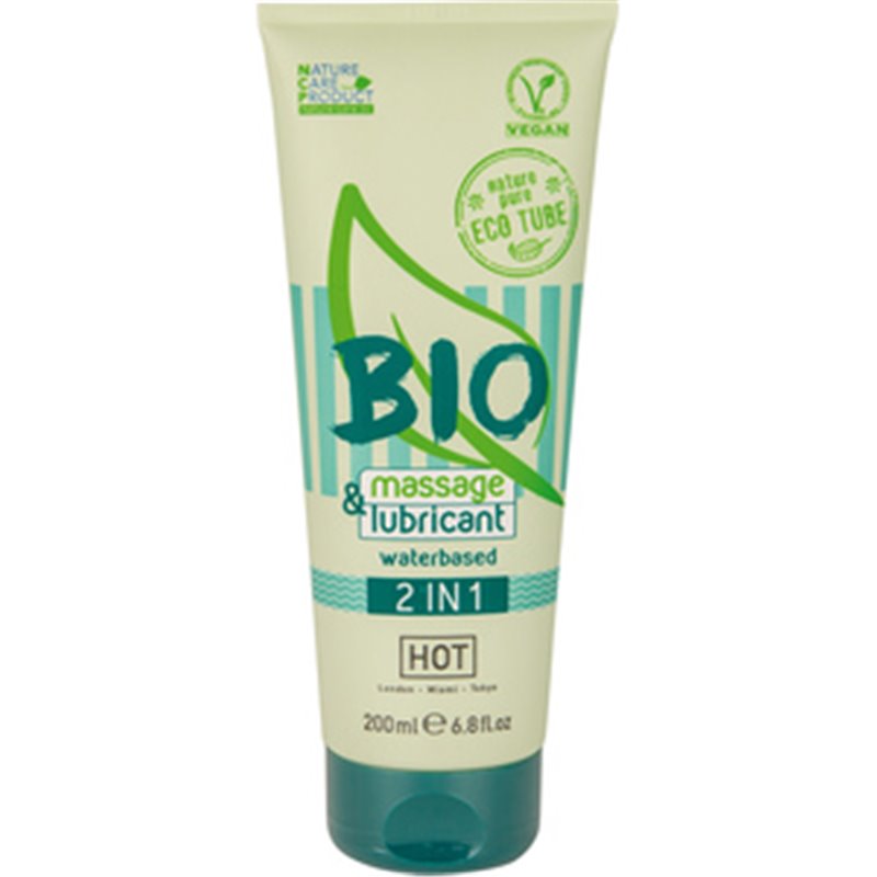 HOT BIO MASSAGE & LUBRICANT 2IN1 200 ML