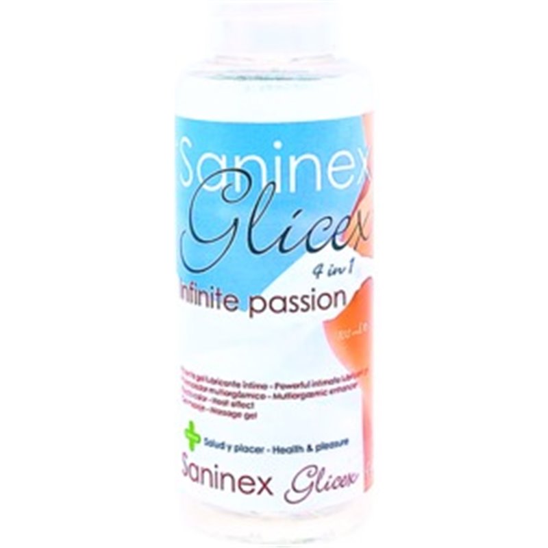 SANINEX EXTRA LUBRICANT GLICEX 4 IN 1 INFINITE PASSION 100ML