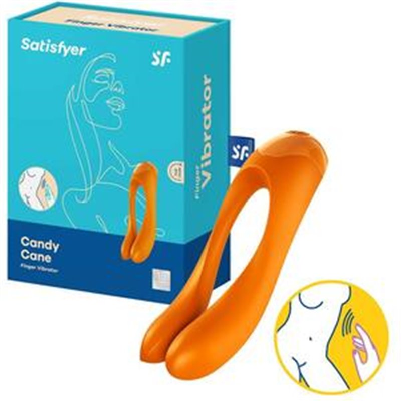 SATISFYER CANDY CANE - NARANJA