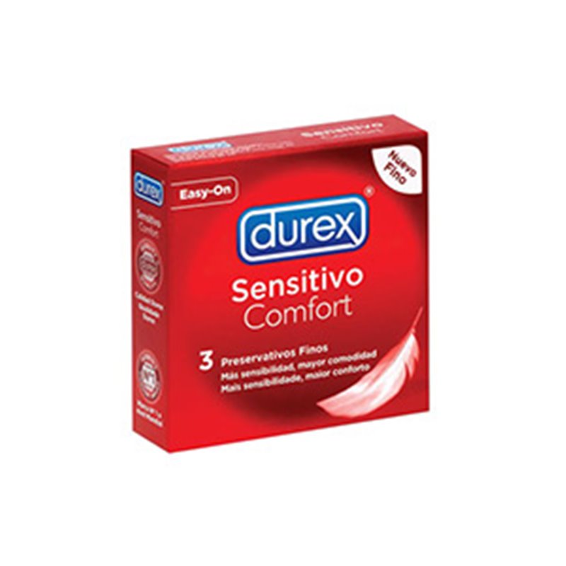 DUREX SENSITIVO SUAVE 3 UDS