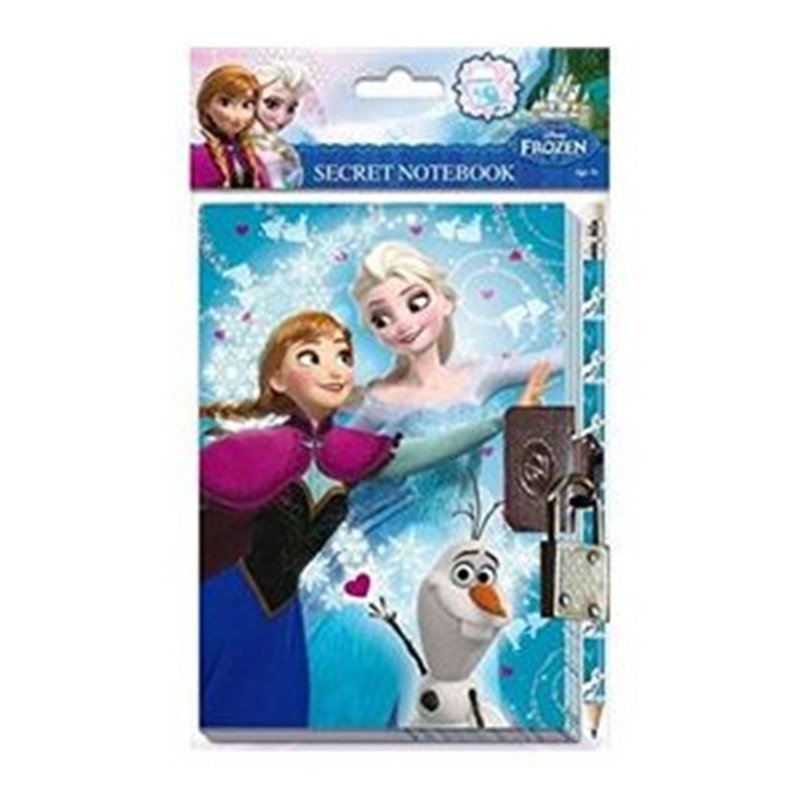 DIARIO SECRETO + LAPICERO FROZEN DISNEY