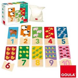 DUO PUZZLE 1-10 20 PZAS. MADERA