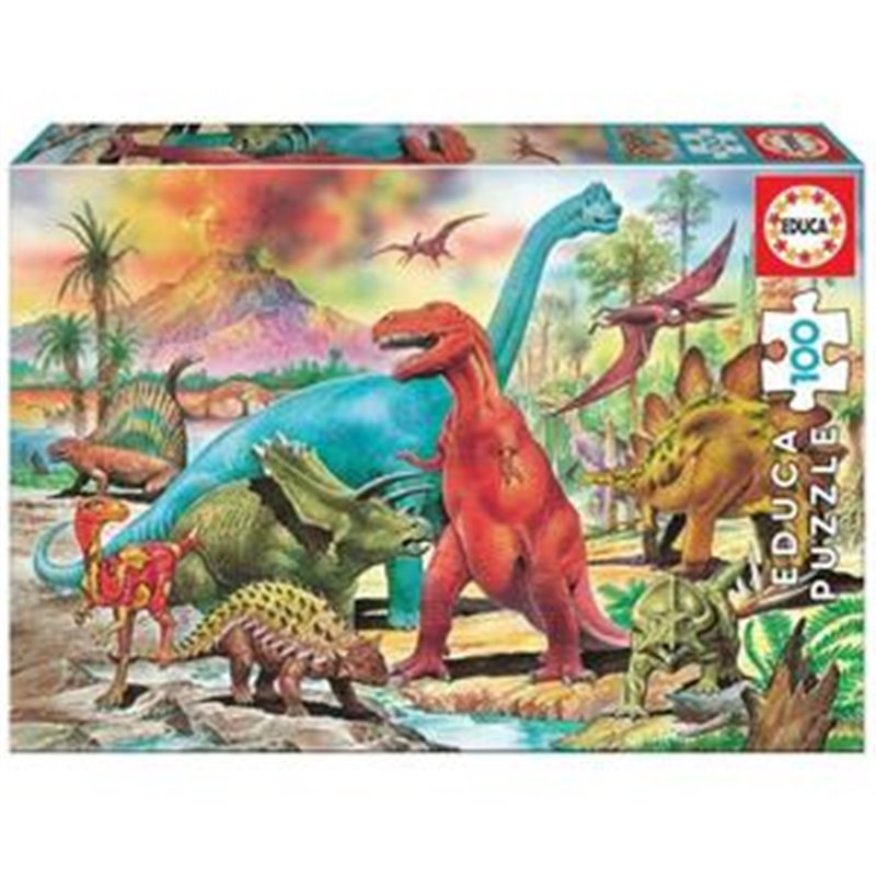 PUZZLE 100 PZAS. DINOSAURIOS