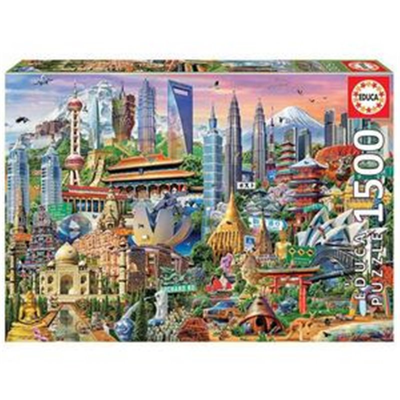 PUZZLE 1500 PZAS. SIMBOLOS DE ASIA