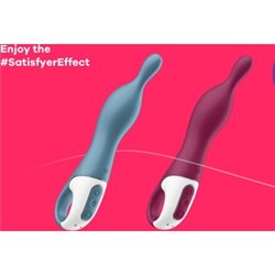 SATISFYER A-MAZING 1 VIBRADOR PUNTO A - AZUL